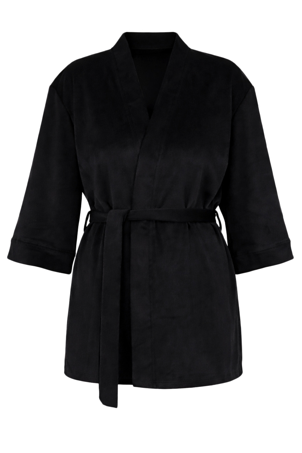 Vivisence Damen Pyjama Set Dreiteilig Aus Viskose Mit Spitze Für Sanfte Nächte, Schwarz