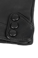 Vivisence Damen Winter Lederhandschuhe Mit Wollfutter Für Wärme Im Alltag, Schwarz