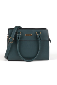 Vivisence Sac a Main Femme Bandoulière Parfait Style Et Confort, vert