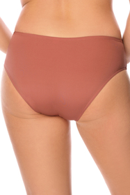 Vivisence Bikinislips Dame Bademode musterlos normaler Bund Setteil EU  3001, dunkelrosa