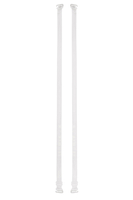 Vivisence regulated silicone transparent bra straps 8005, Transparent