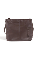 Vivisence Damen Handtasche Verstellbarer Schultergurt Alltag Tasche, Braun