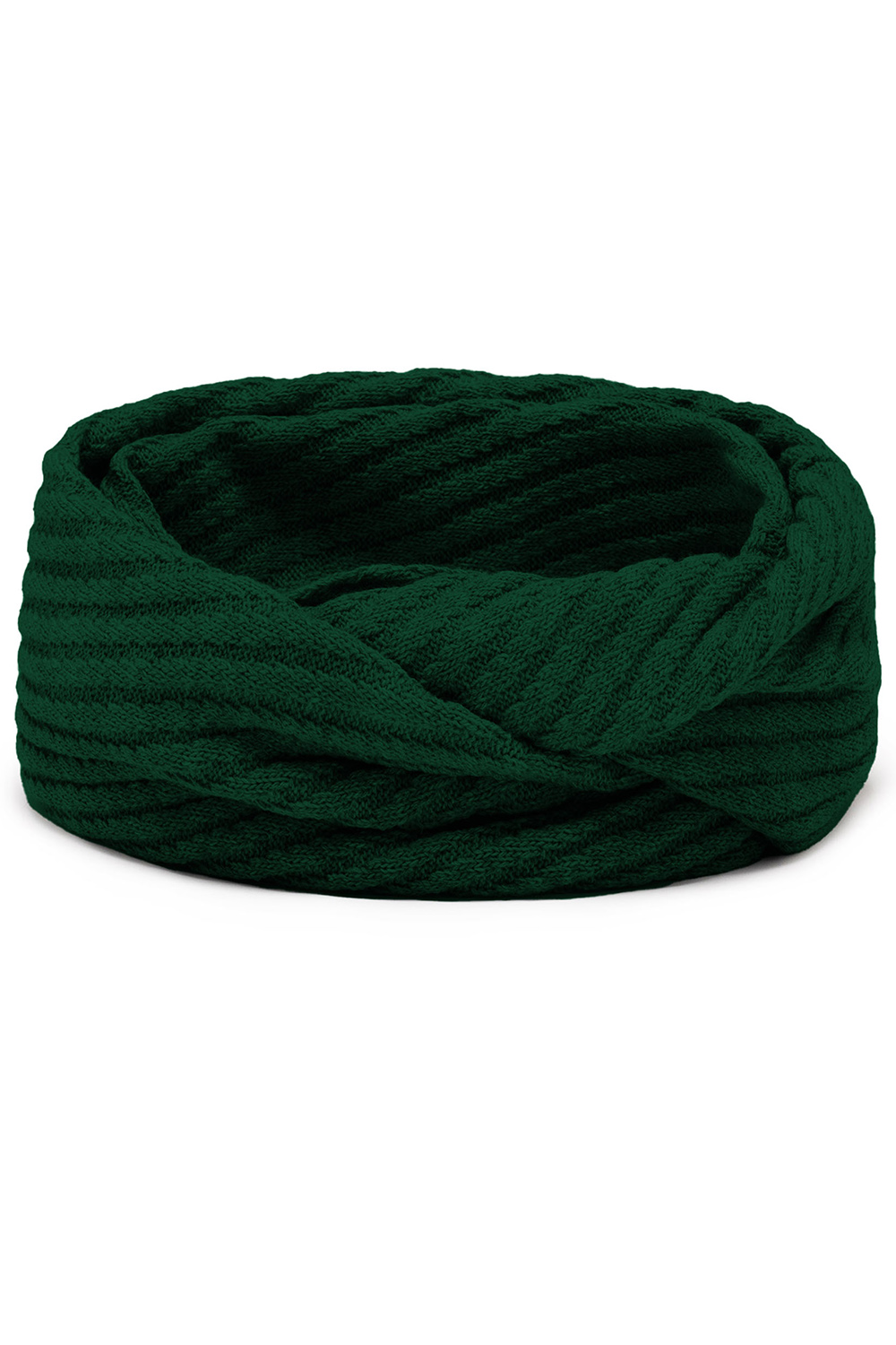 Vivisence Écharpe Tube Femme Double Épaisseur Idéale Pour Journées Froides 7017S, vert