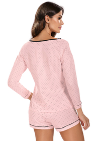 Vivisence pyjama deux pièces t-shirt à manches longues+short 2022,