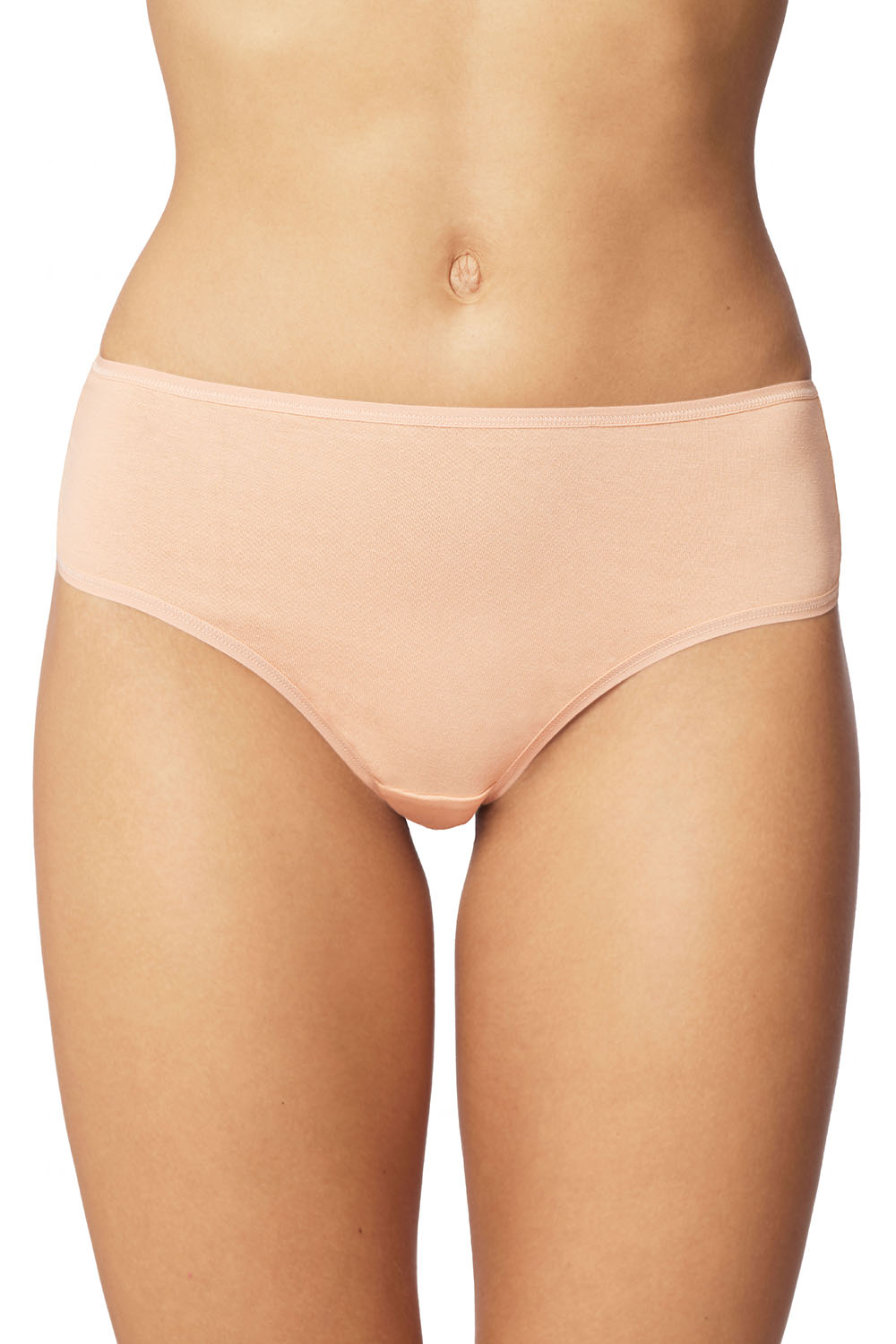 Vivisence Dame Slip Unterhose Spitze Bund Gummispitze Unterwäsche Klassisch 4010, beige