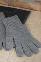 Vivisence Gants Femme Hiver En Fil Chaud Parfaits Pour Les Jours Froids 7204, gris clair