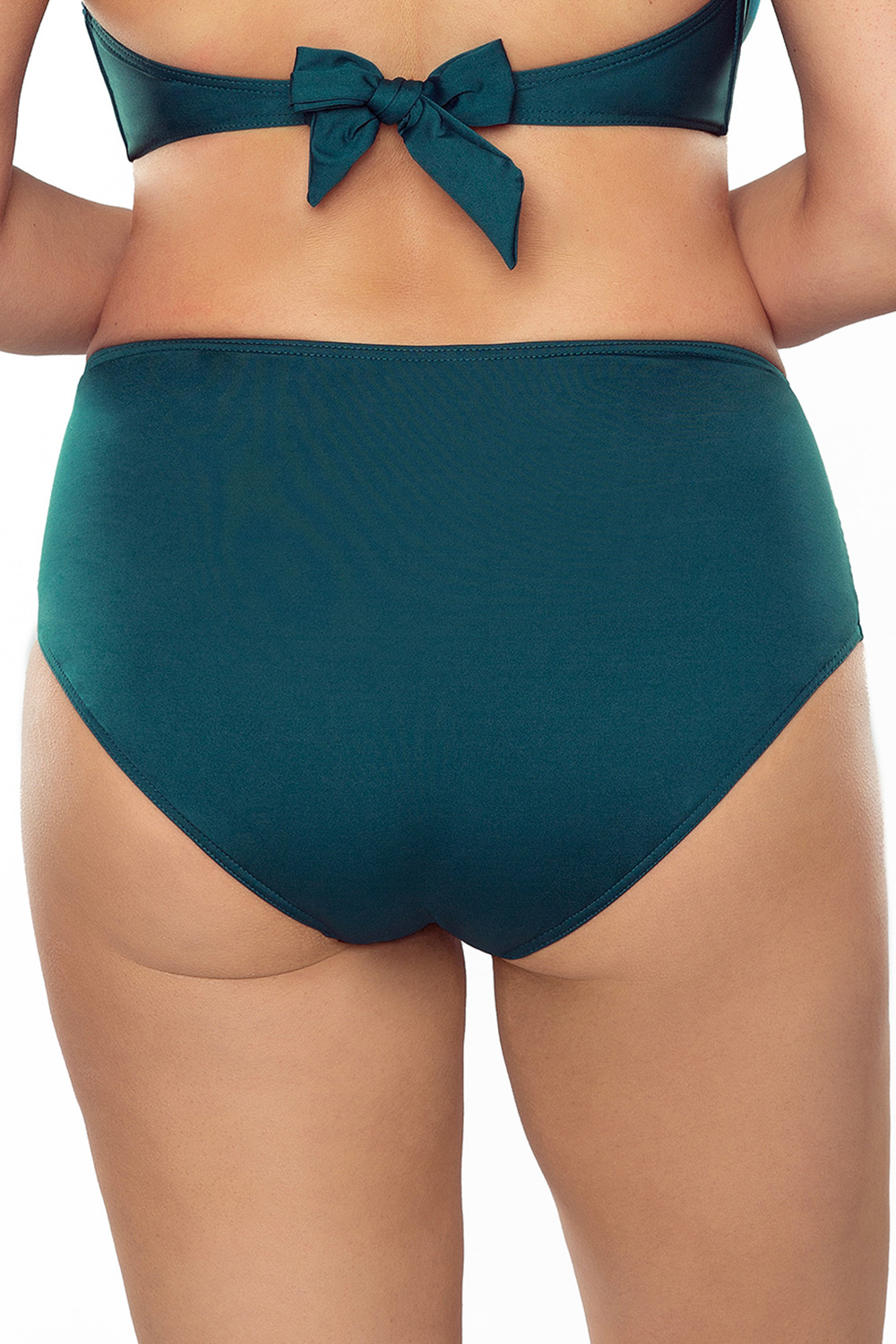 Vivisence Bikinihose Damen Bikini Unterteil Ideal Schwimmen und Sonnenbad 3002, grün
