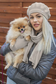 Vivisence Gants Femme Hiver Doux Et Chauds Pour Temps Froid 7202, beige