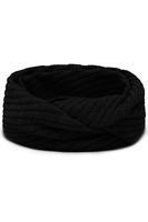 Vivisence Écharpe Tube Femme Double Épaisseur Idéale Pour Journées Froides 7017S, noir