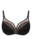 Vivisence Damen Soft BH Mit Weicher Spitze Komfortabler Passform Und Sicherem Halt Fuer Alltag Und Dekollete, schwarz