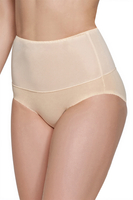 Vivisence Shapewear Slip Damen Hoher Bund Bauchweg Effekt Glättet Silhouette, beige
