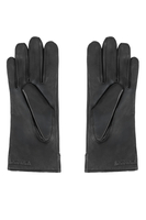 Vivisence Femme Gants En Cuir Hiver Doublure Laine Boutons Élégants Chaleur, noir