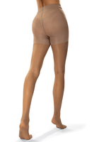 Vivisence Damen Strumpfhose 20 DEN Mit Hohem Bund Und Figurformendem Höschen Für Perfekte Silhouette Mit Fingerverstärkung Komfortable Taille, beige