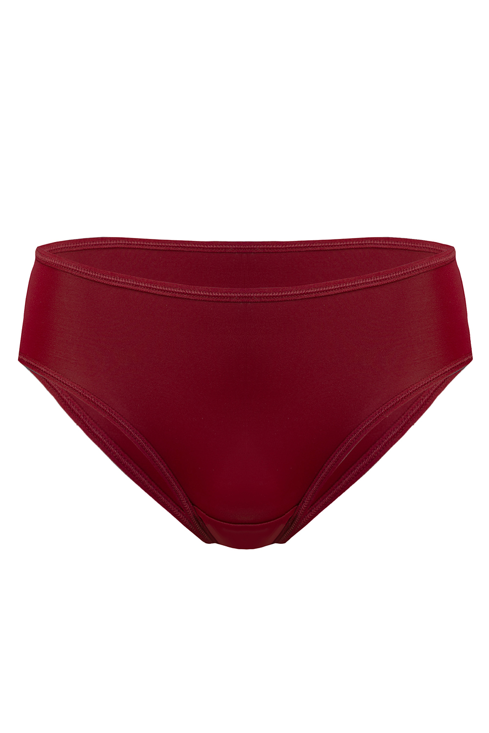 Vivisence Damen Slip Spitze Netz Schleife Klassisch Elegant Transparent 1041, weinrot