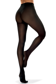 Vivisence Damen Strumpfhose 40 DEN Mit Unsichtbarer Zehenverstärkung Komfortabler Bund Ohne Separates Höschenteil Perfekte Passform Elegantes Design, nero