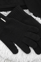 Vivisence Damen Handschuhe Winter Weichem und Warme Ideal für Kaltes Wetter 7202, schwarz