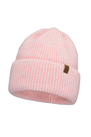 Vivisence Women Winter Hat Merino Wool Blend Knit Snug Fit For Cozy Warmth, Pink