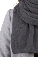 Vivisence Écharpe Femme Hiver Chaude Et Confortable Pour Les Journées Froides 7101, gris foncé