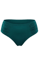 Vivisence Culotte De Bain Femme Taille Haute Fronces Confort Sculptant, vert
