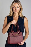 Vivisence Sac a Main Femme Bandoulière Parfait Style Et Confort, bordeaux