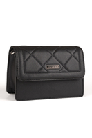 Vivisence Sac a Main Femme 2 en 1 Sac Bandoulière Compacte Fonctionnelle, noir