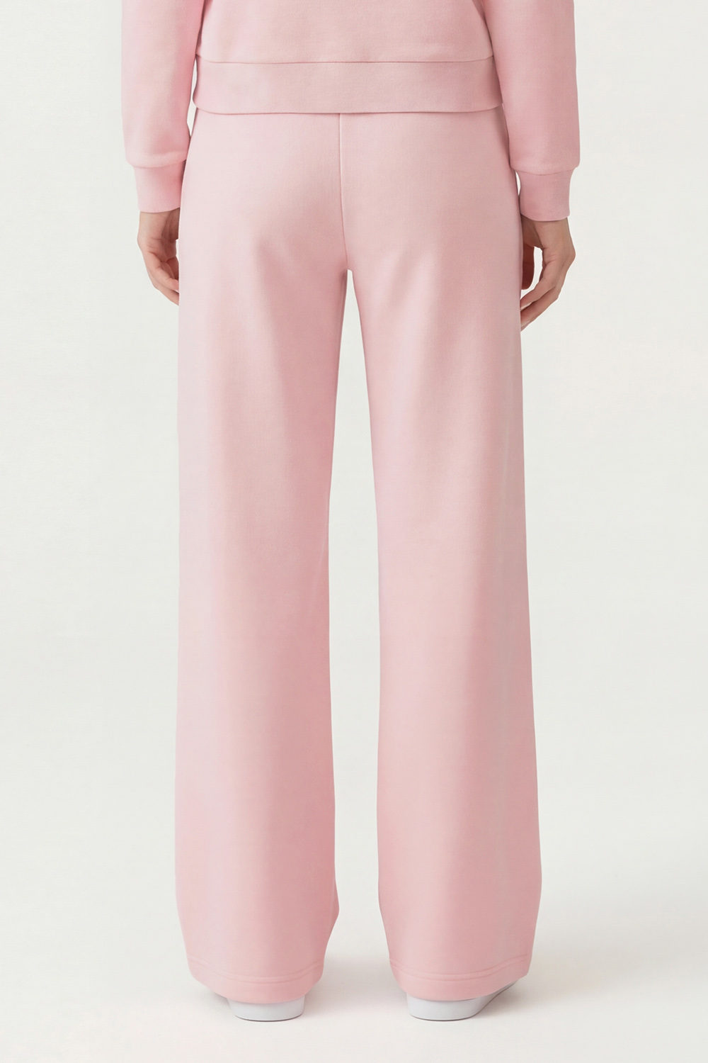 Vivisence Femme Pantalon De Survêtement Pli Devant Taille Élastique Confort, rose