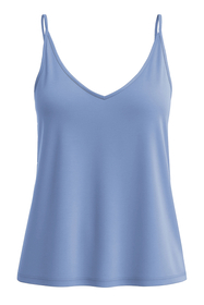 Vivisence Damen Pyjama Oberteil Viskose mit Trägern Perfekt Für Nacht 2200, himmelblau