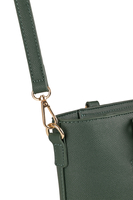 Vivisence Sac Porté Main Femme Compartiment Zippé L'élégance au Quotidien, vert