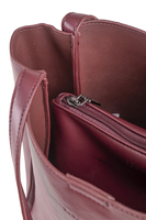 Vivisence Schultertasche Damen Magnetverschluss Alltag Komfort und Eleganz, weinrot