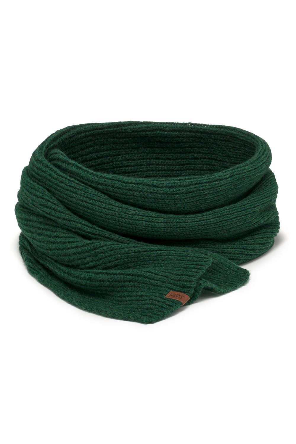 Vivisence Women Winter Scarf Merino Wool Soft Knit Cozy Warmth Everyday Comfort, Green