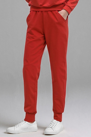 Vivisence Womens Sweatpants Cotton Ribbed Cuffs Loungewear Casual 9103,