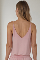 Vivisence Damen Pyjama Oberteil Viskose mit Trägern Perfekt Für Nacht 2200, Pink
