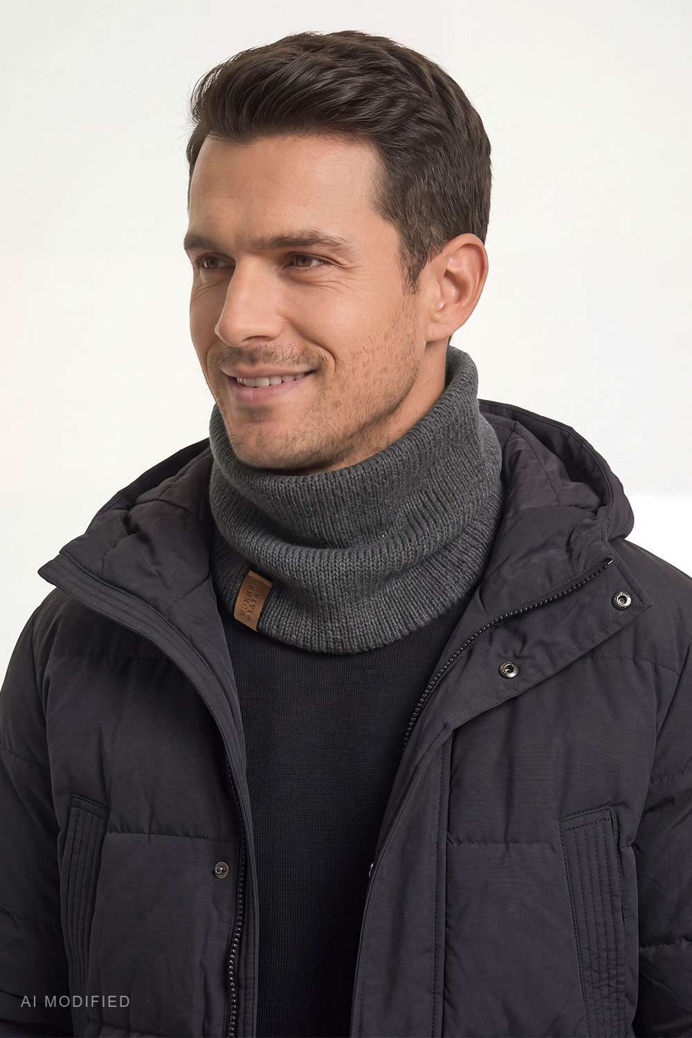 Scarves and shawls Loop scarves, Dark Grey