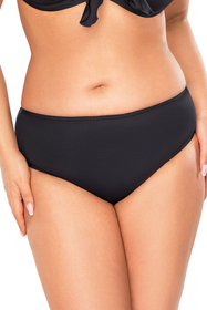 Vivisence Damen Bikini-Unterteil Hoher Bund Ideal für den Strand 3005, schwarz