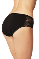Vivisence slip féminin élégant confortable de haute qualité 4009, noir