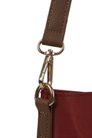 Vivisence Femme Sac À Main Fermeture éclair Avec Bandoulière Amovible, rouge