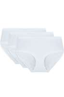 Vivisence smooth women's 3-pack briefs 4013, white