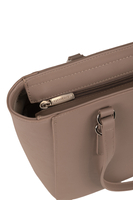 Vivisence Sac À Épaule Femme Fermeture Zippée Compact Idéal Au Quotidien, taupe