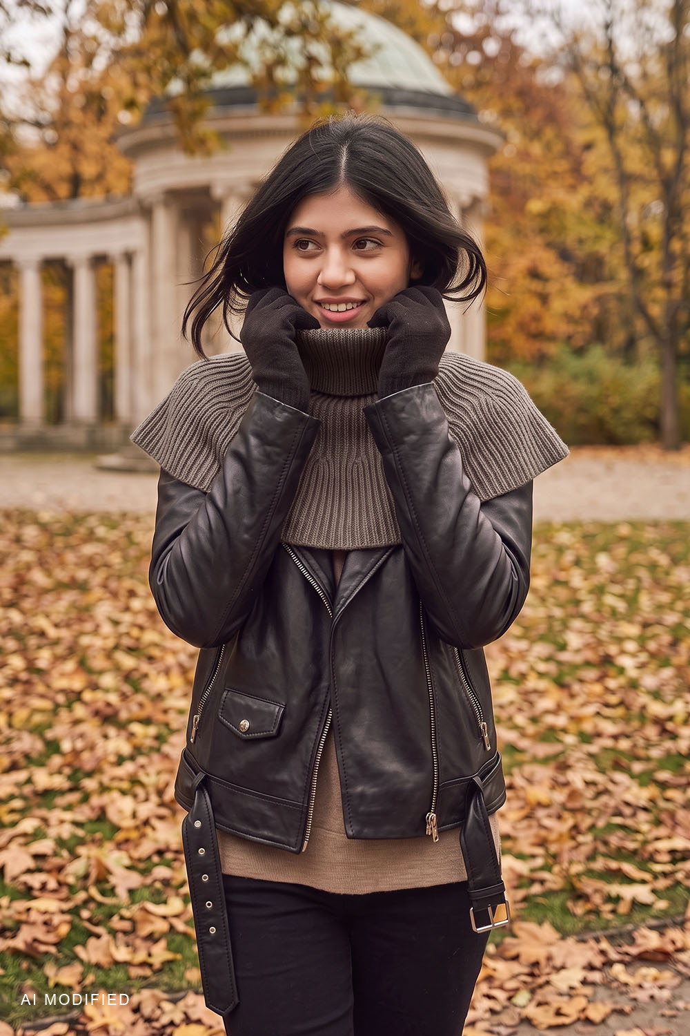 Scarves and shawls Loop scarves, Brown