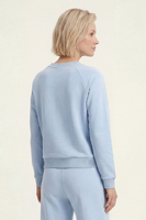 Vivisence Women Crewneck Sweatshirt Soft Knit Pullover Everyday Comfort, sky blue