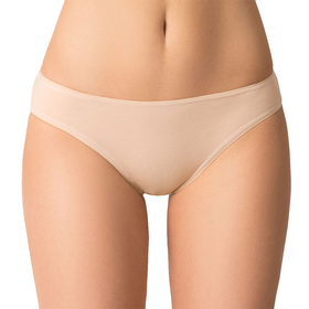 Vivisence Damen Slip Baumwolle Klebt am Körper Für Unsichtbaren Komfort 4003, beige