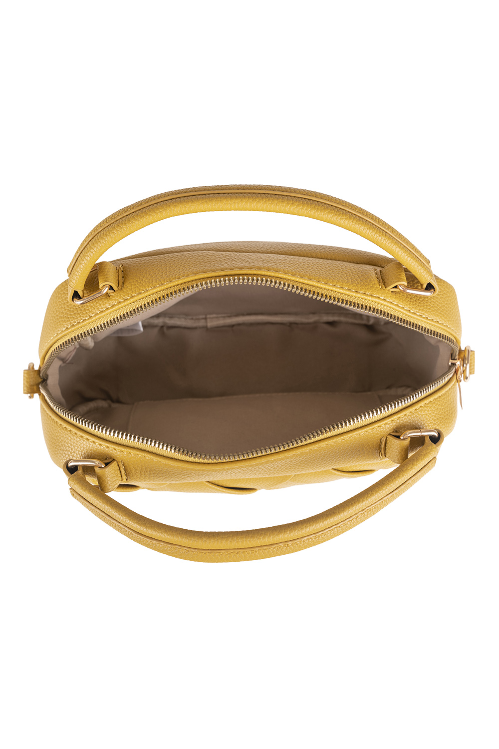 Vivisence Damen Schultertasche Geflochtenes Design Ideal für den Alltag, Gelb