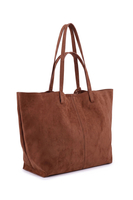 Vivisence Large Women's Shoulder Bag Polyester Shopper Tote Handbag, brown