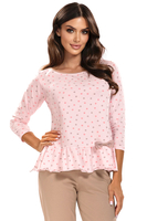 Vivisence Damen Pyjama Schlafanzug Kurzarm Nachtwäsche 2teilig Set Bequem 2033,