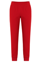 Vivisence Femme Pantalon Survêtement Coton Coupe Ample Confort Quotidien 9103, rouge