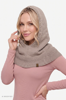 Headwear hood, Beige