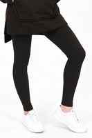 Vivisence Leggings Femme Côtelés En Coton Élasthanne Confort Quotidien, marron