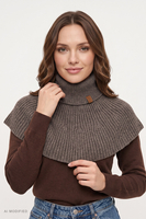 Scarves and shawls Loop scarves, Brown