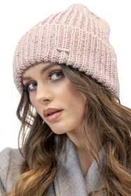 Vivisence Bonnet Femme Hiver Tricot Classique Ajustement Parfait 7088, rose