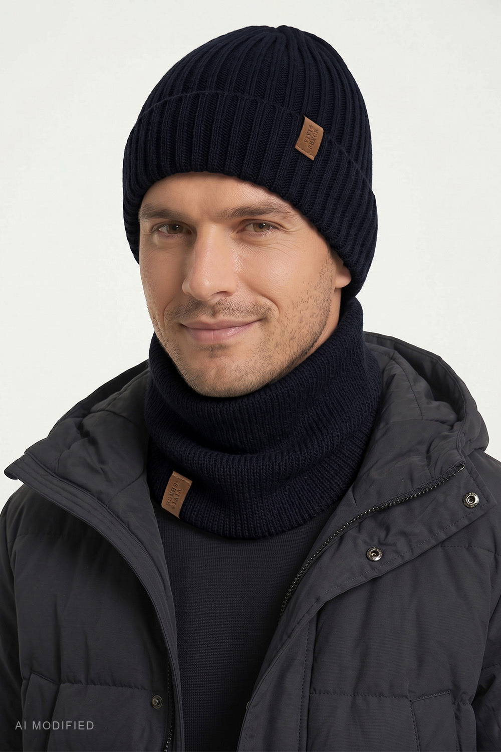 Sets Sets hat + loop scarf, dark blue